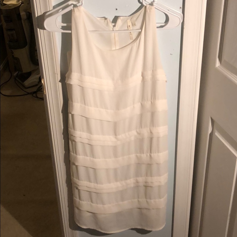 Cream shift dress